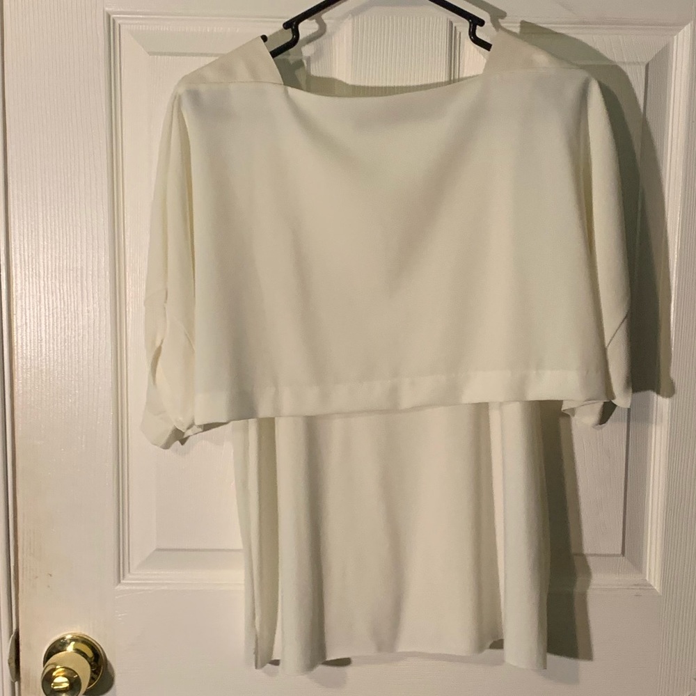 Zara Top in off white/cream color